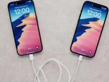 香河苹果15维修店分享iPhone15可以给安卓充电吗 